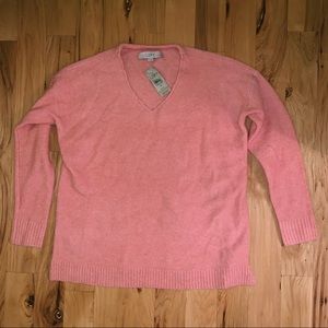 LOFT Petite V-neck Sweater NEW WITH TAGS